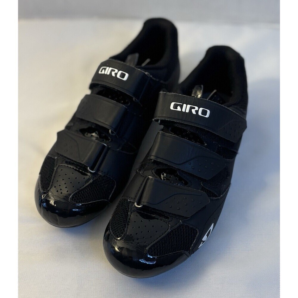 GIRO Techne Cycling Shoes Black Women EU 41/US 9 Hook Loop Closure SPD Clips